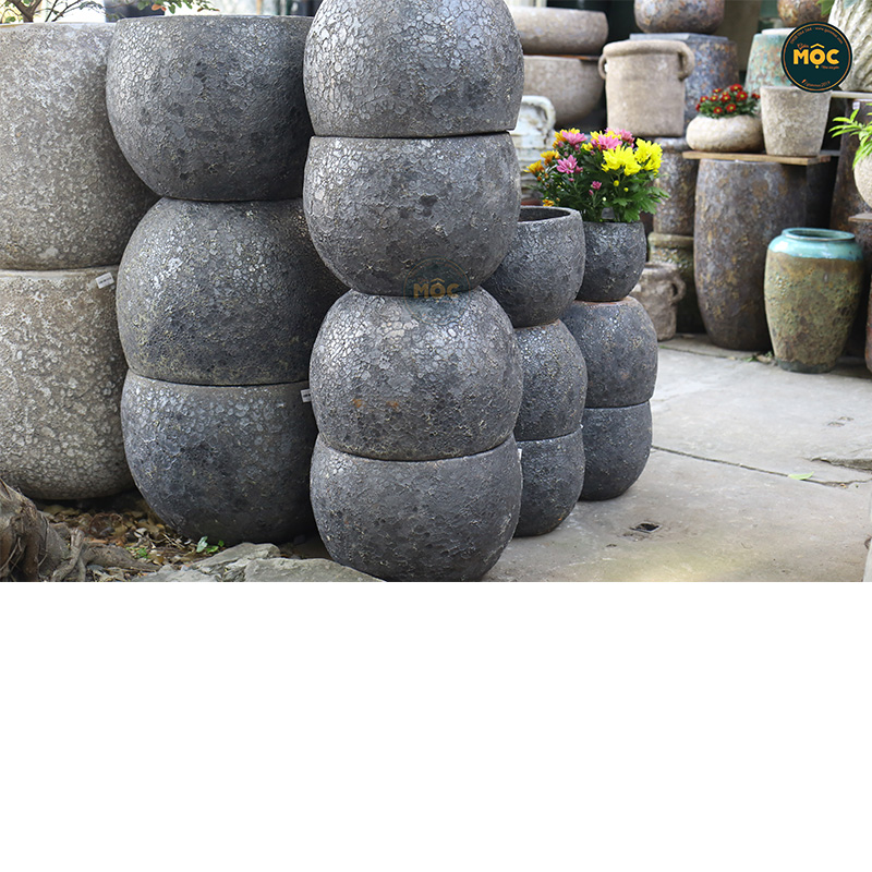 2943 Chậu Atlantic Trái Banh 22x22x17 M19