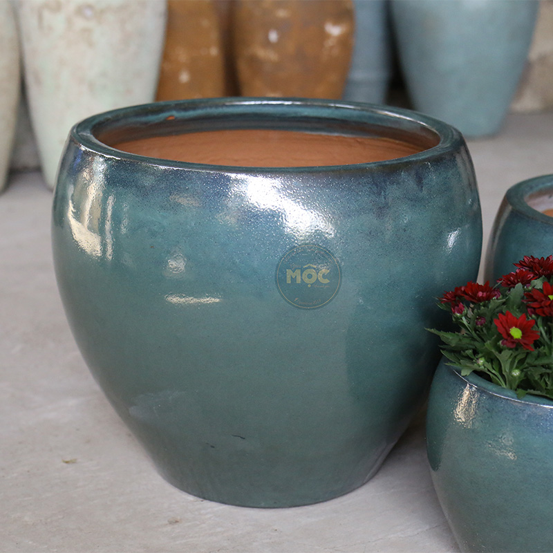 3444 OD Trứng Bầu 38x38x31 M33 Xanh Rêu