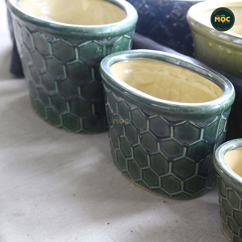 3536 ID Oval Tổ Ong 26x15x16