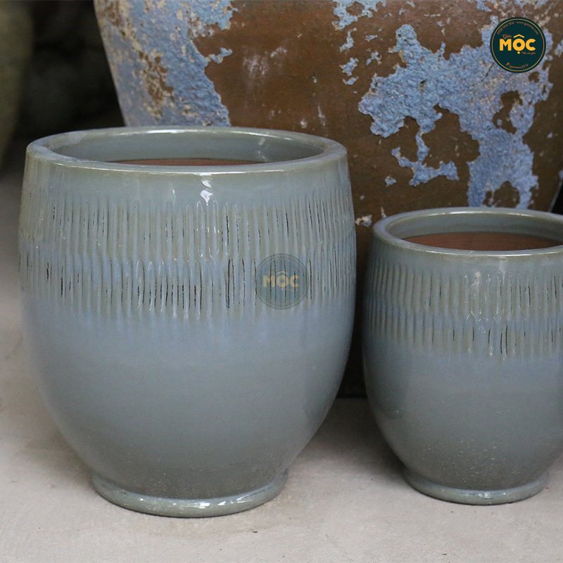 3554 ID Bầu Thon Có Chân 26x26x30