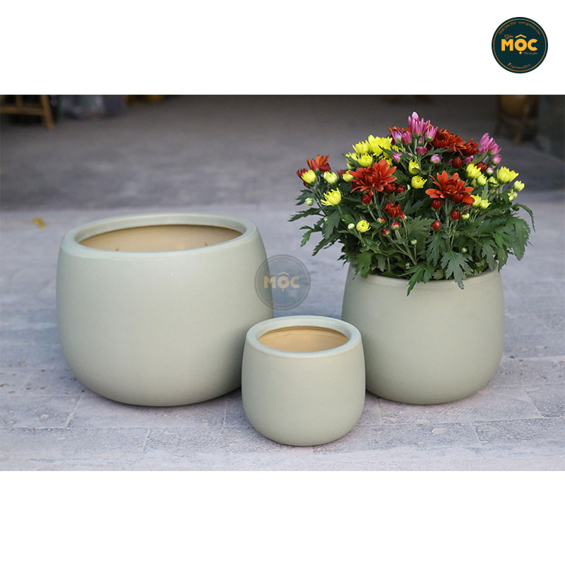 Mờ | 3746 Chậu ID Bầu Đáy 21x21x17 M19