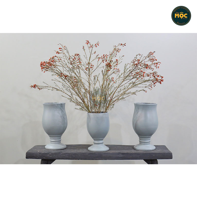 Cắm Hoa Tươi | Mờ | 3698 Ly Cúp 16x16x27 M15