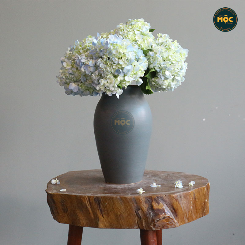 Cắm Hoa Tươi | Mờ | 3710 Bình Vuốt Tay 15x15x25 M11