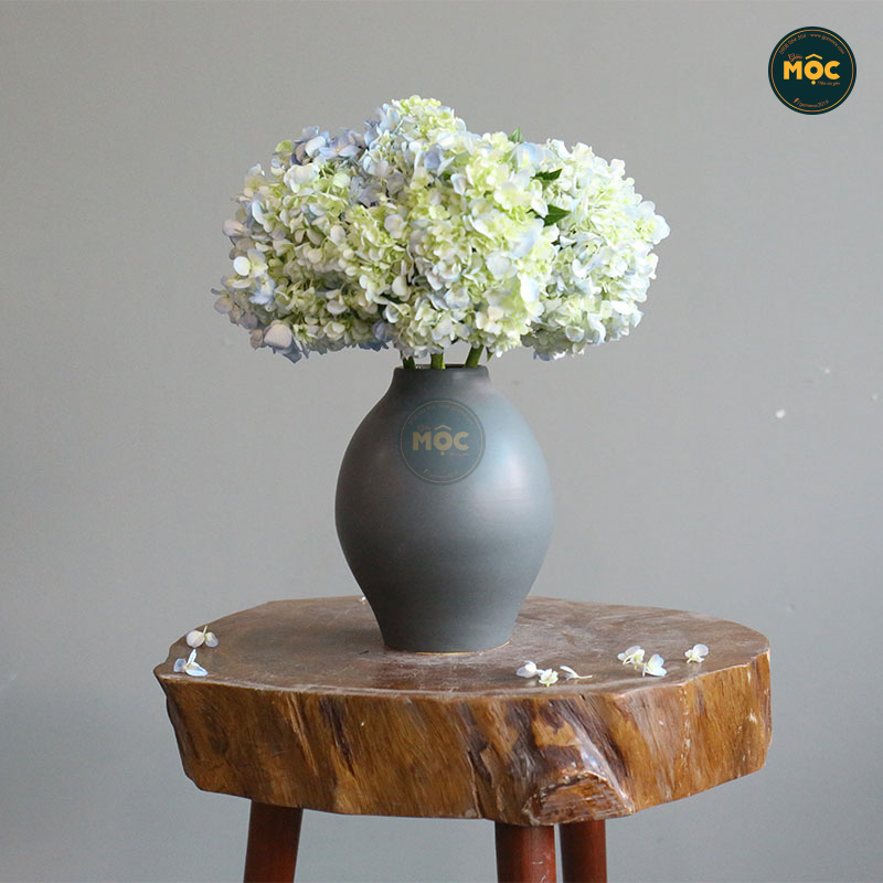 Cắm Hoa Tươi | Mờ | 3713 Bình Vuốt Tay 15x15x20 M6