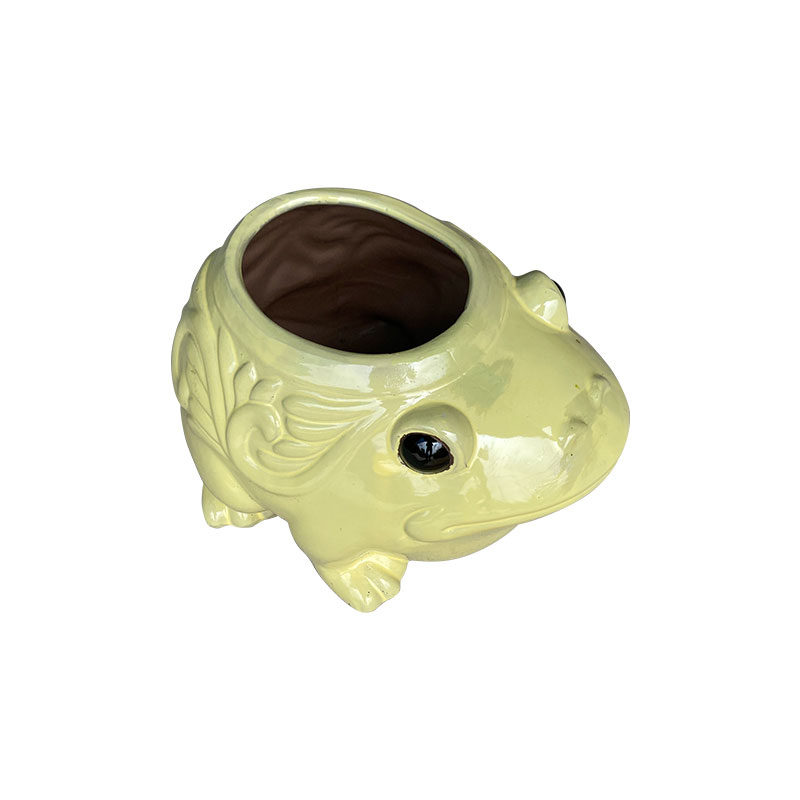 4184 Gốm Thú Loại 2 Ếch Trồng Cây 36x28x22