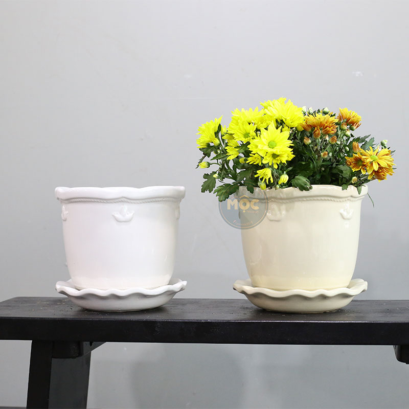 4108 ID Bầu Hoa Miệng Bèo 25x25x21