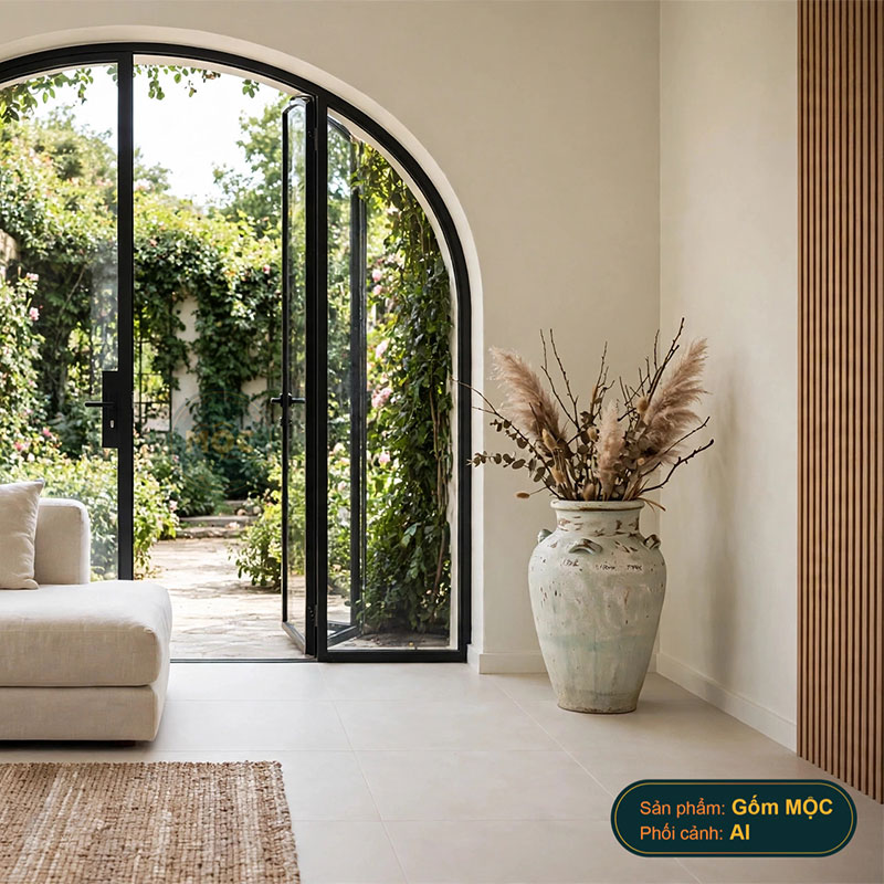 3991 Men Mỹ Thuật Bình 4 Quai Ngang 45x45x75 M32