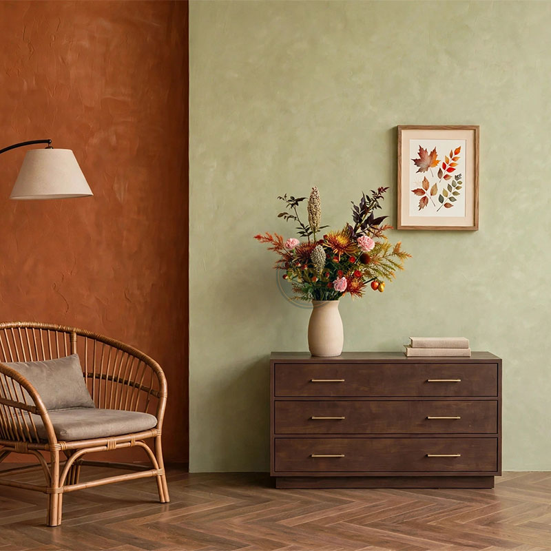Cắm Hoa Tươi | Mờ | 4070 Bình Hoa Bốn Mùa 16x16x27 M13