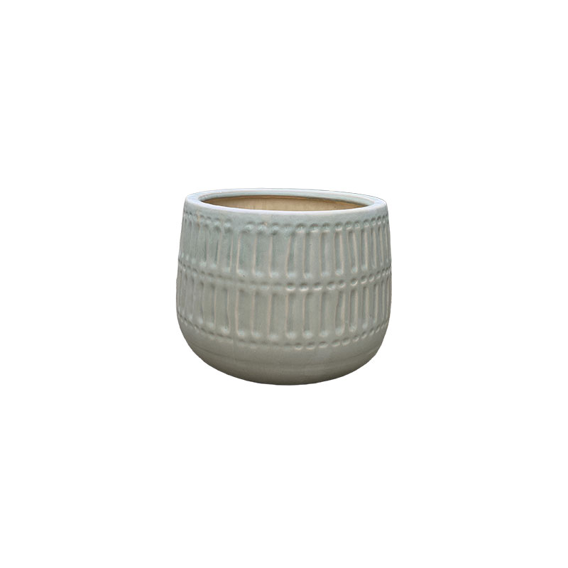 Mờ | 3744 Chậu ID Bầu Đáy Khía 28x28x22 M26