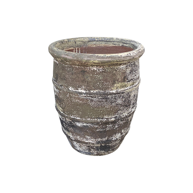 4055 Men Mỹ Thuật Chậu Viền G Sọc Ngang 38x38x48